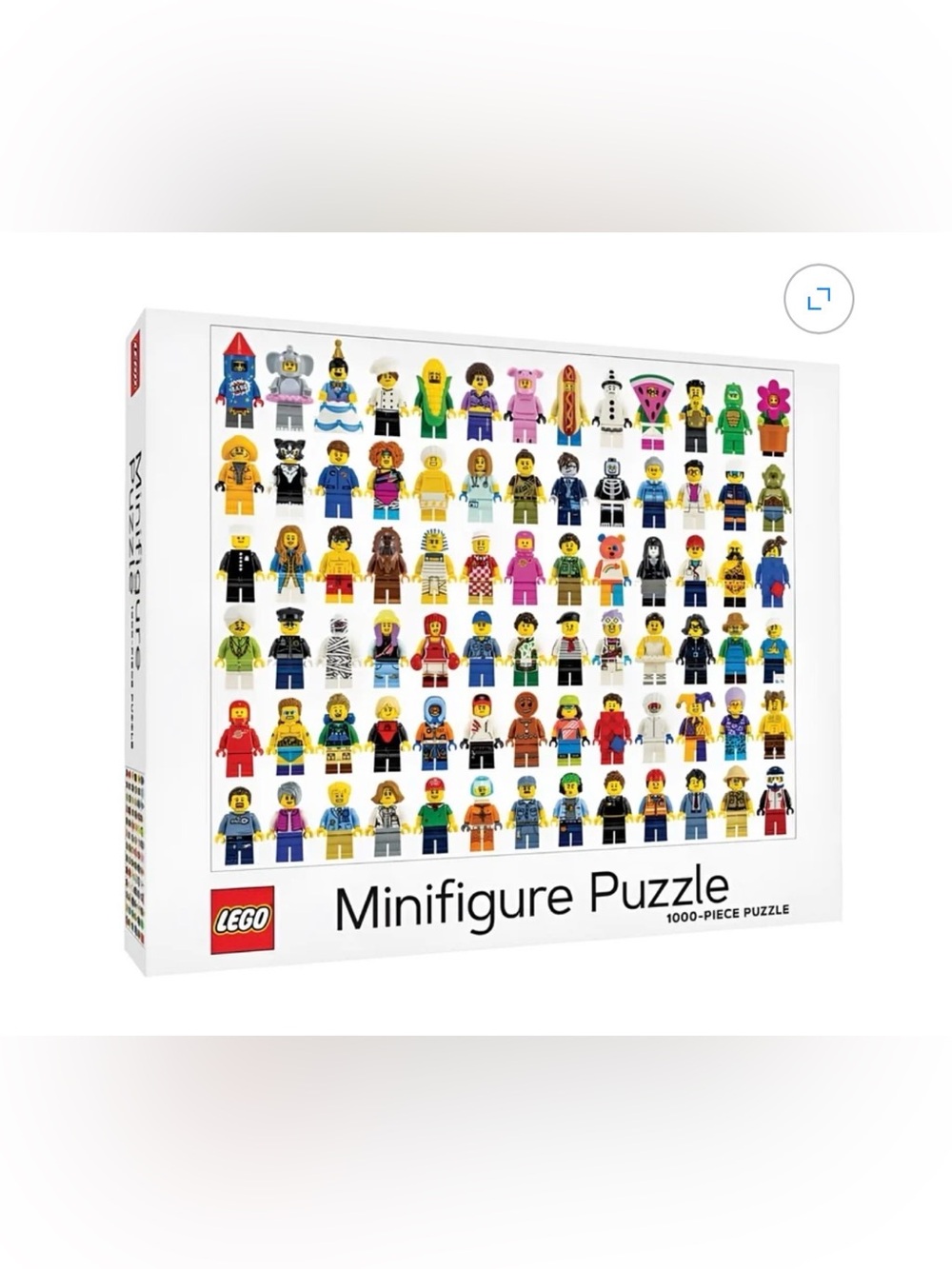 Lego Minifigure Puzzle - Yellow, Blue, Red, Green, Black